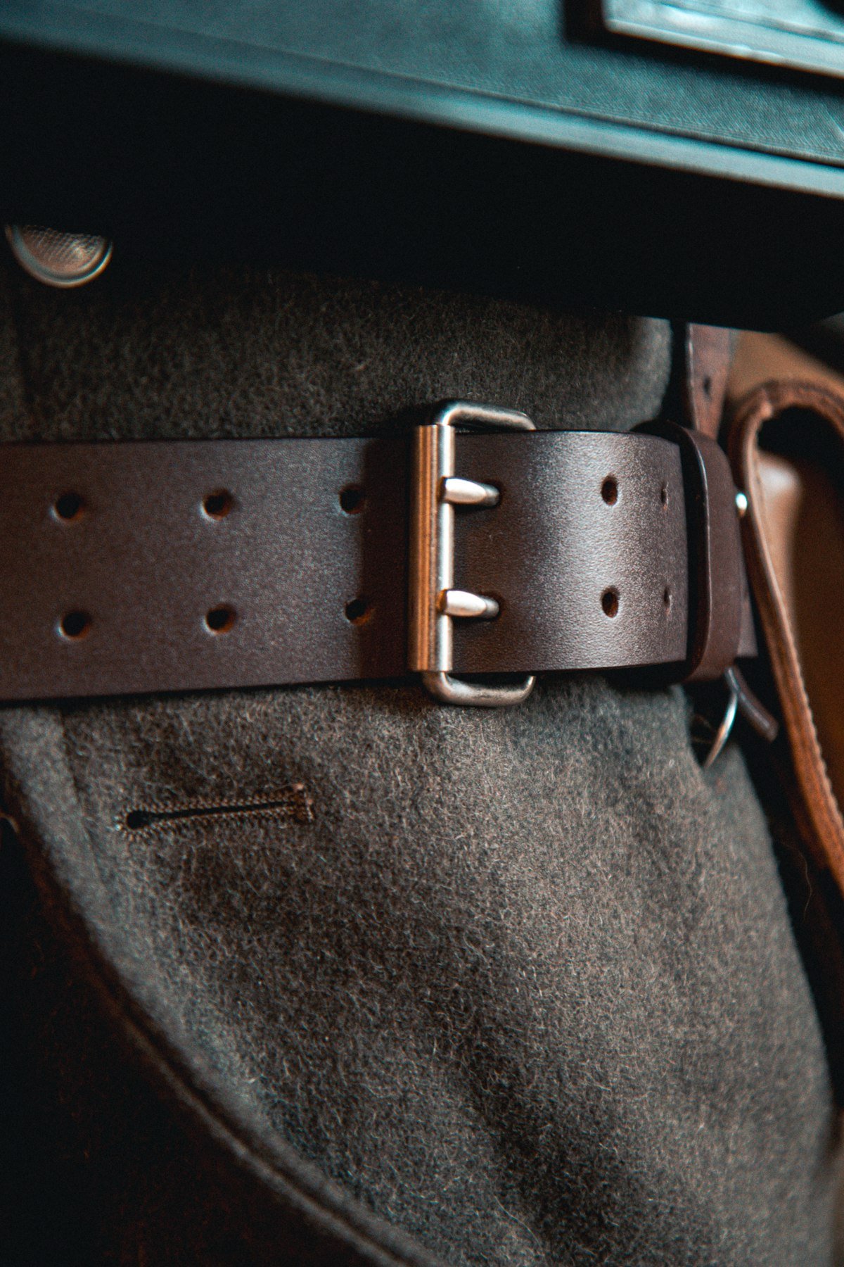 Artisan leather belt