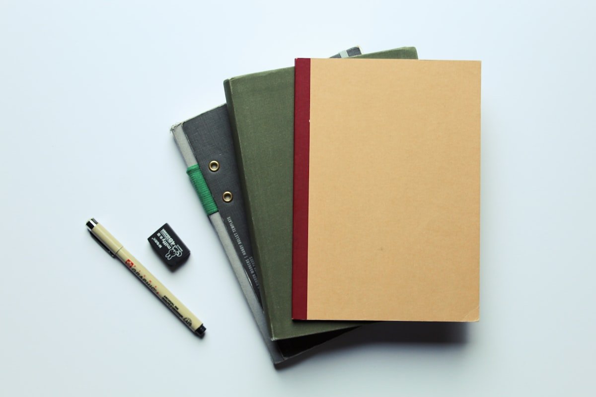 Slim leather portfolio